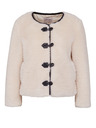 Orsay Cremefarbene Damen-Jacke aus Kunstpelz ORSAY