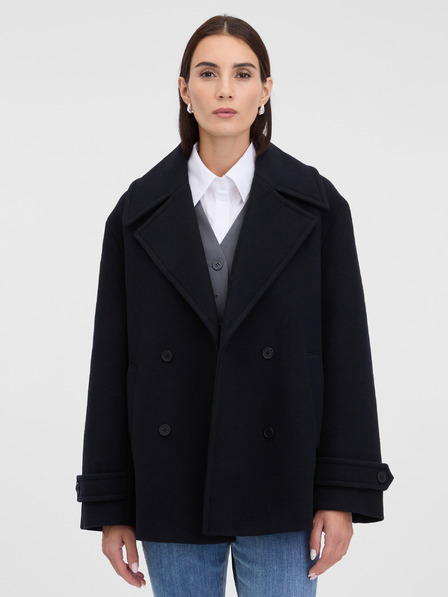 Orsay Schwarzer Damen Kurzmantel ORSAY