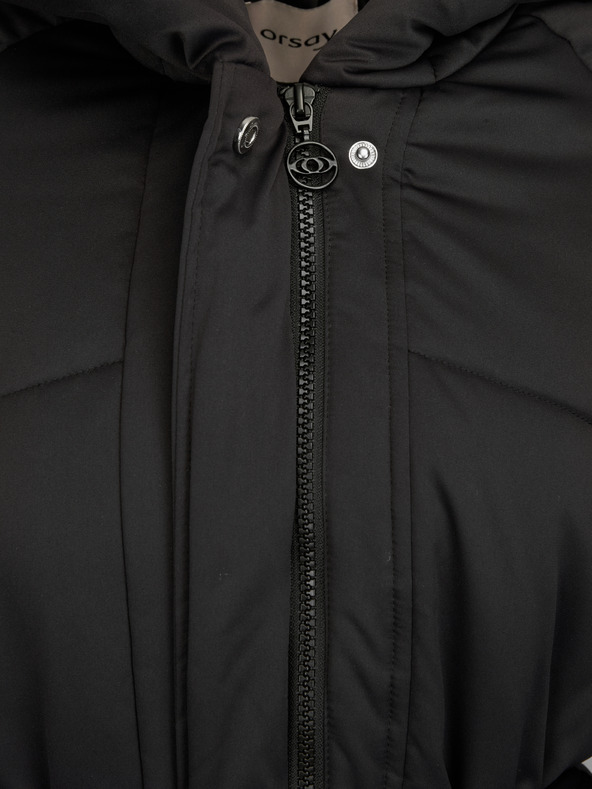 Orsay Schwarzer Damen-Steppmantel ORSAY