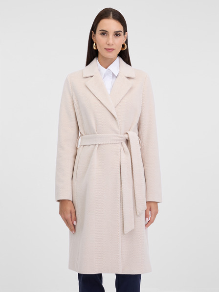 Orsay Cremefarbener Damenmantel ORSAY