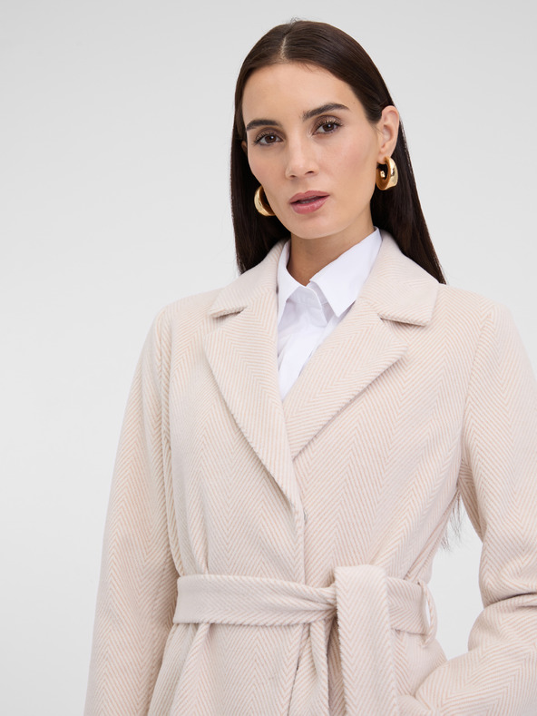 Orsay Cremefarbener Damenmantel ORSAY