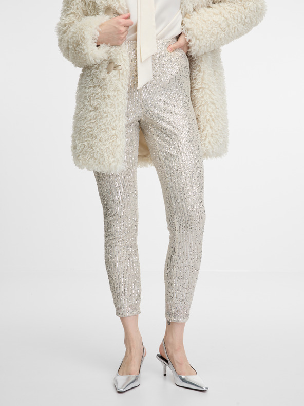 Orsay Cremefarbene Damen Leggings ORSAY