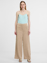 Orsay Beige weite Damenhose ORSAY