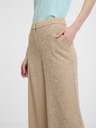 Orsay Beige weite Damenhose ORSAY