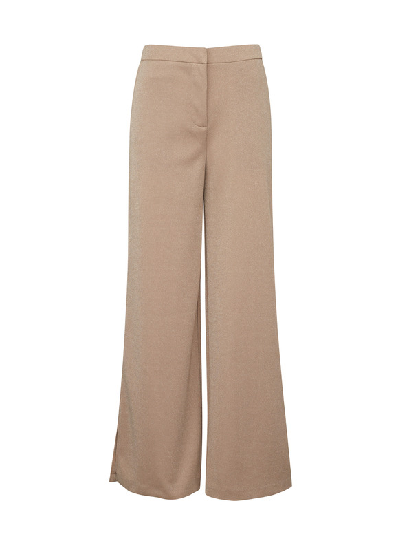 Orsay Beige weite Damenhose ORSAY