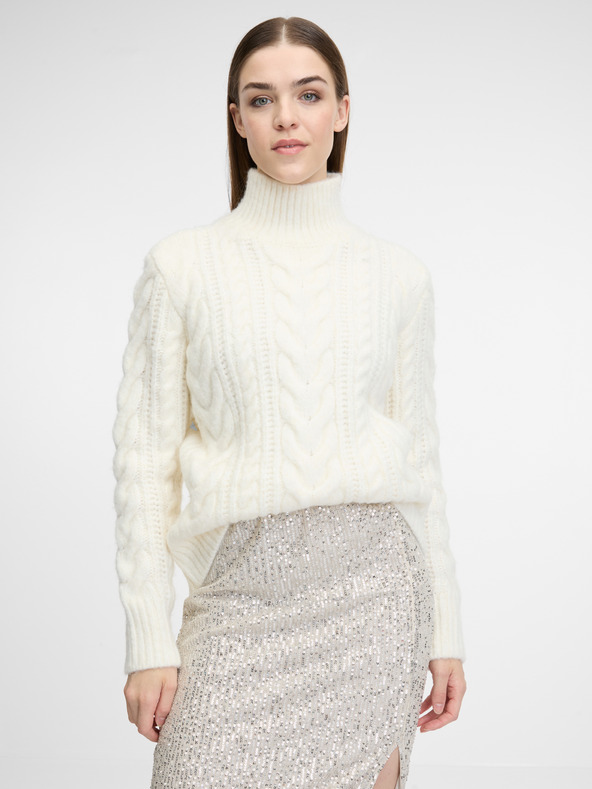 Orsay Cremefarbener Damen Etuirock ORSAY