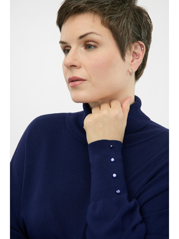 Orsay Dunkelblauer Damen Rollkragenpullover ORSAY