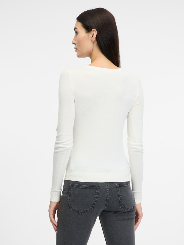 Orsay Cremefarbene Damen-Strickjacke ORSAY