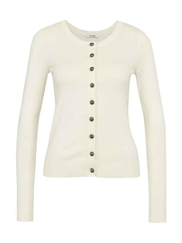 Orsay Cremefarbene Damen-Strickjacke ORSAY