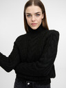 Orsay Schwarzer Damen-Rollkragenpullover ORSAY