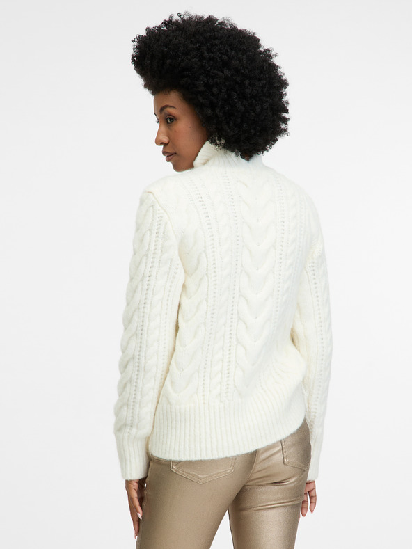 Orsay Cremefarbener Damen Rollkragenpullover von ORSAY