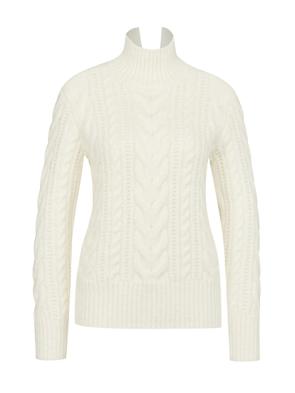 Orsay Cremefarbener Damen Rollkragenpullover von ORSAY