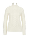 Orsay Cremefarbener Damen Rollkragenpullover von ORSAY