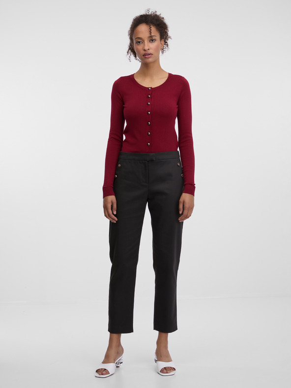 Orsay Weinroter Damen Cardigan ORSAY