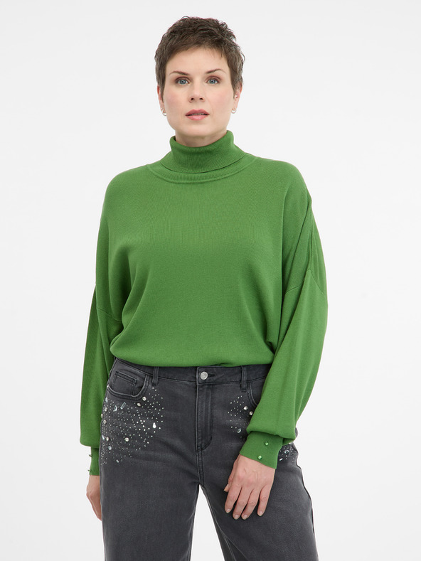 Orsay Grüner Damen Rollkragenpullover ORSAY