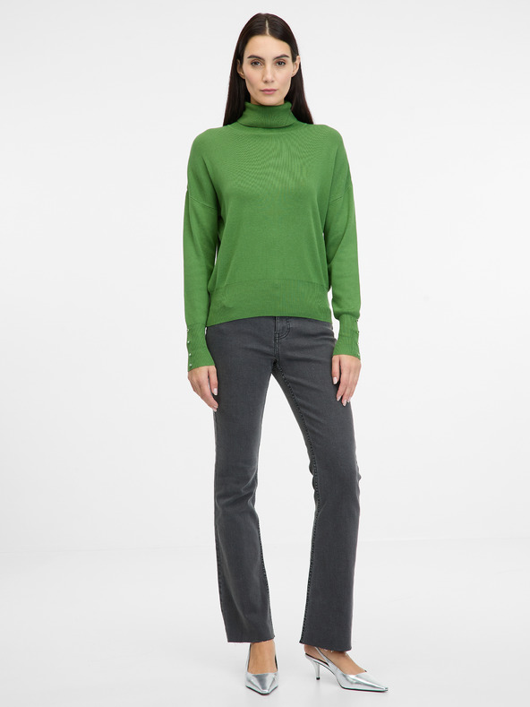 Orsay Grüner Damen Rollkragenpullover ORSAY