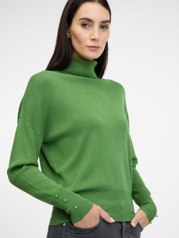 Orsay Grüner Damen Rollkragenpullover ORSAY