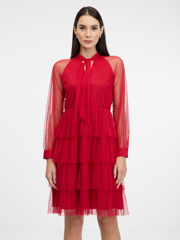 Orsay Rotes knielanges Damenkleid ORSAY