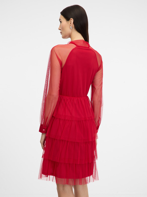 Orsay Rotes knielanges Damenkleid ORSAY