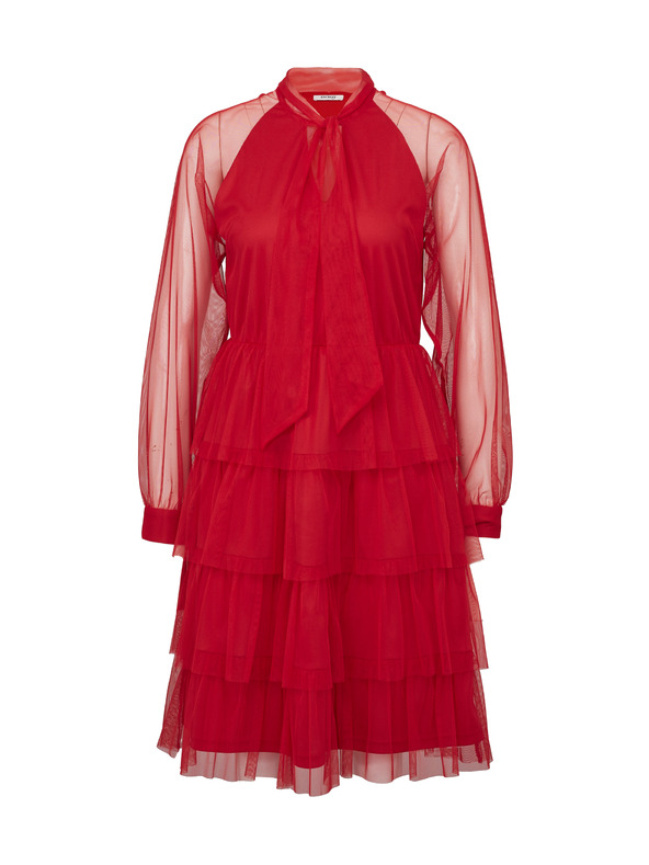 Orsay Rotes knielanges Damenkleid ORSAY