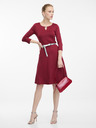 Orsay Weinrotes Damen Kleid knielang ORSAY