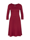 Orsay Weinrotes Damen Kleid knielang ORSAY