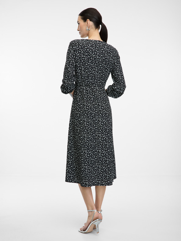 Orsay Schwarzes Damen Midikleid ORSAY