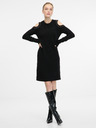Orsay Schwarzes Damen-Pulloverkleid ORSAY