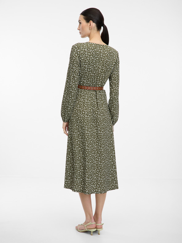 Orsay Grünes Damen-Midikleid ORSAY