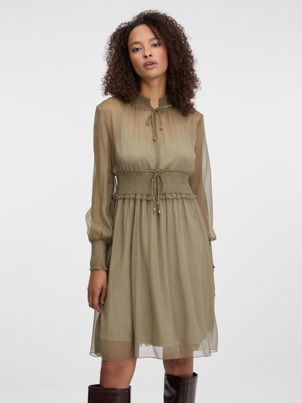 Orsay Khaki Damen Kleid knielang ORSAY