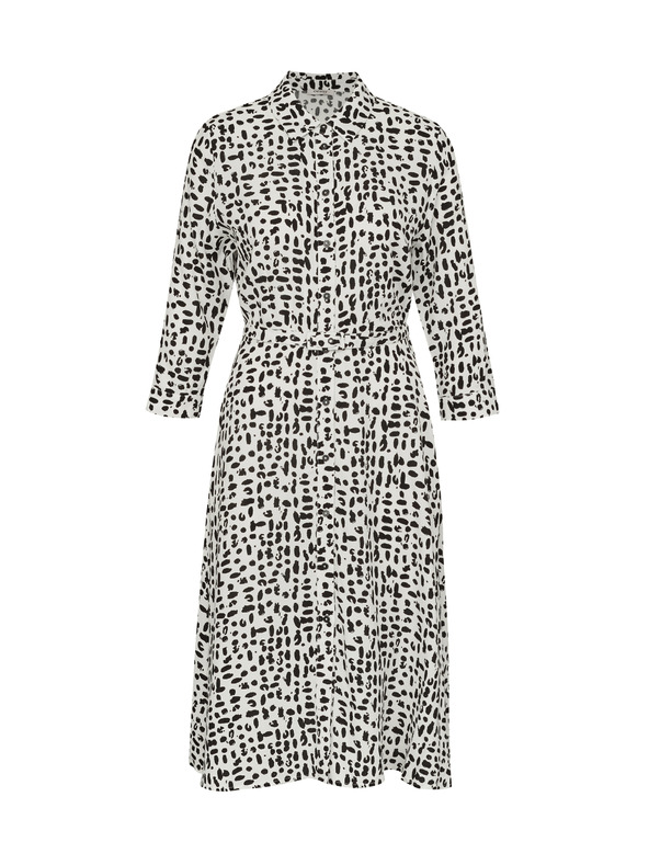 Orsay Cremefarbene Damen-Hemdblusenkleid knielang von ORSAY