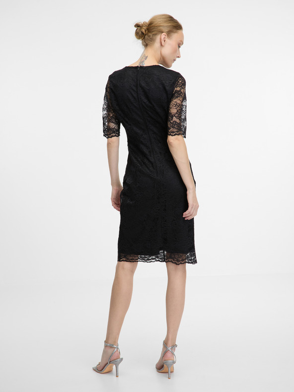 Orsay Schwarzes knielanges Damenkleid ORSAY