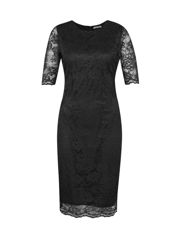 Orsay Schwarzes knielanges Damenkleid ORSAY