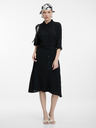 Orsay Schwarzes Damen-Hemdblusenkleid knielang von ORSAY