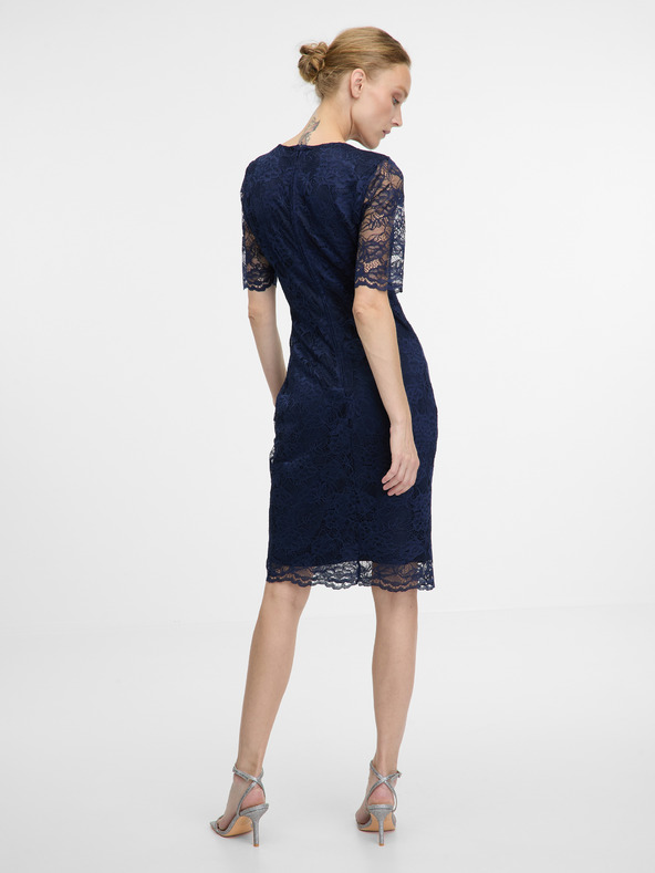 Orsay Blaues Damen Etuikleid knielang ORSAY