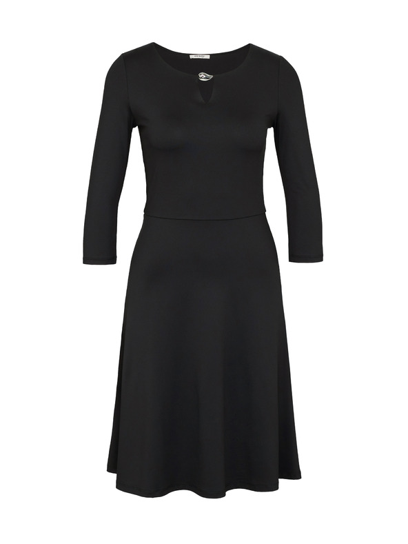 Orsay Schwarzes knielanges Damenkleid ORSAY