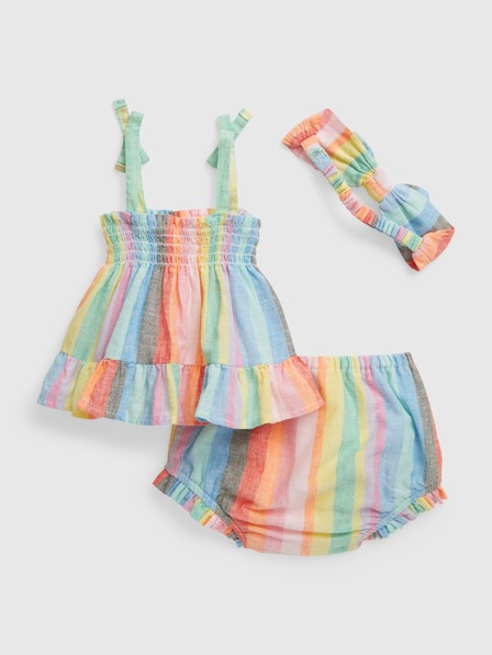 GAP Baby Gestreiftes Leinen-Outfit GAP