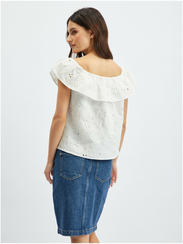 Orsay Weiße Damenbluse ORSAY