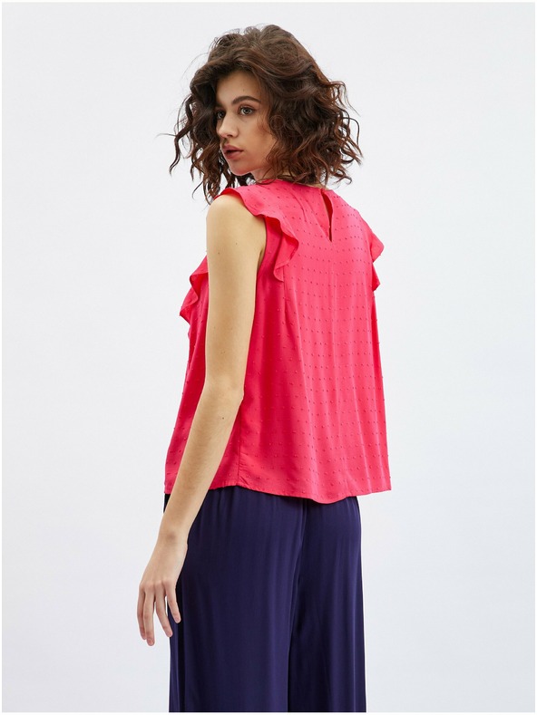 Orsay Dunkelblaue ORSAY Damen-Weitbeinhose