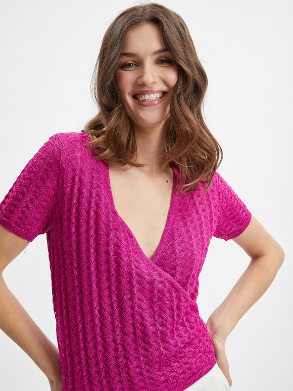 Orsay Rosa Damen-Pullover-Shirt ORSAY