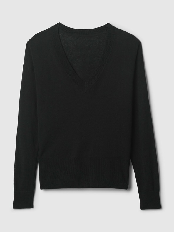 GAP Leinenpullover mit Schlitzen GAP