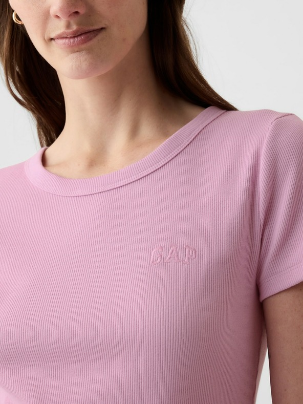 GAP Rippen-T-Shirt mit Logo GAP