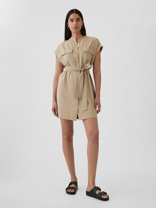 GAP Leinen-Minikleid Utility GAP