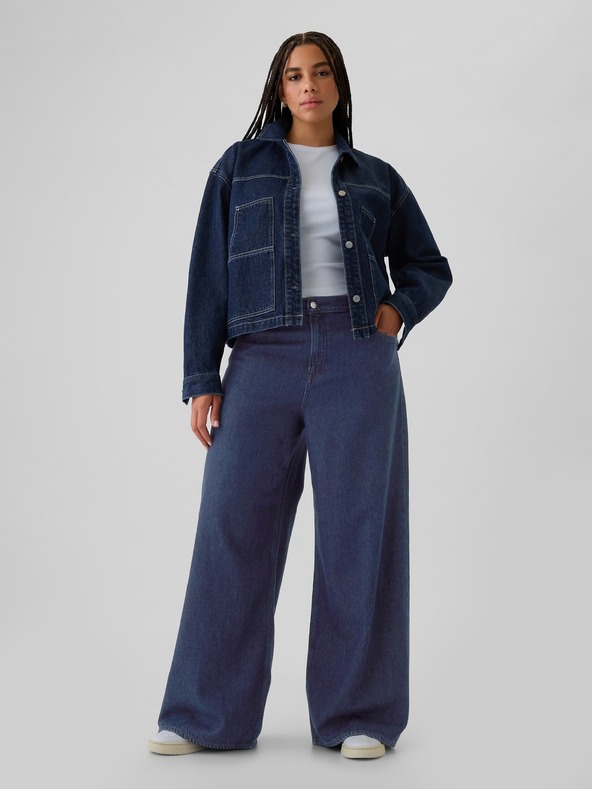 GAP Damen Mid Rise UltraSoft Baggy Jeans GAP