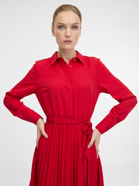 Orsay Rotes Damen-Midikleid ORSAY