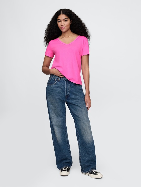 GAP Damen Baumwoll-T-Shirt Vintage GAP