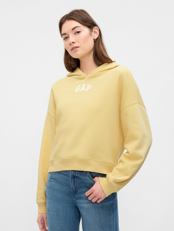 GAP Damen Crop Sweatshirt mit Logo GAP