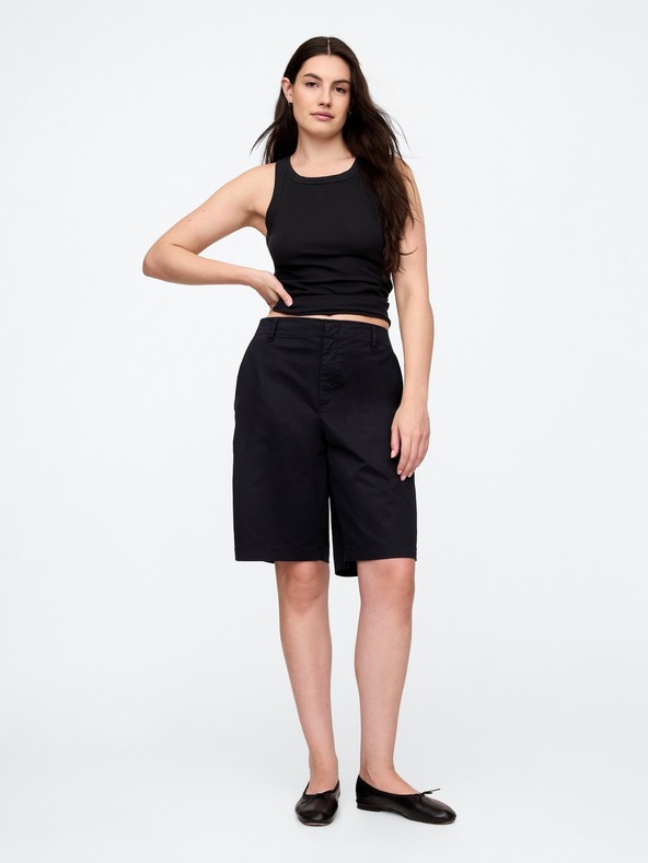 GAP Damen Khaki Bermuda Shorts GAP