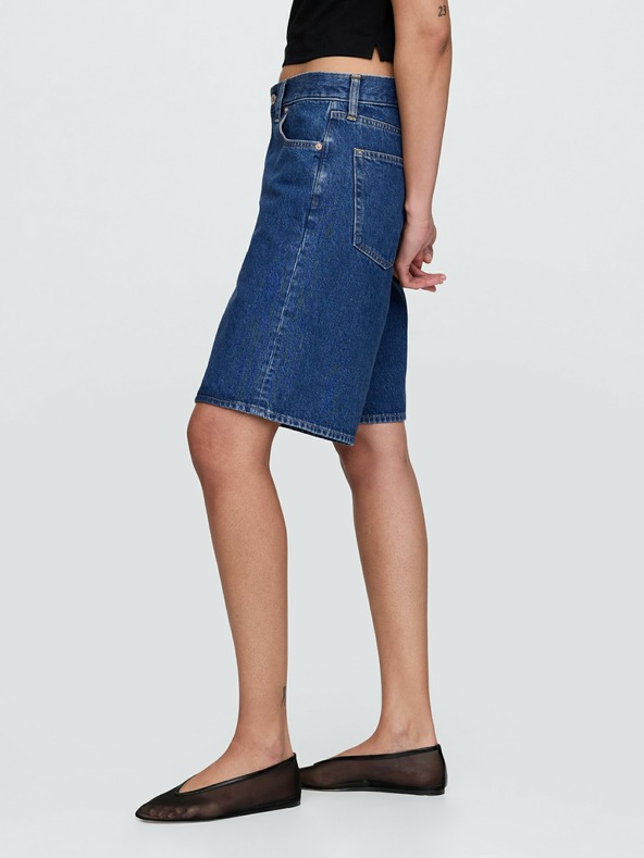 GAP Damen Denim-Shorts Mid Rise Longline GAP
