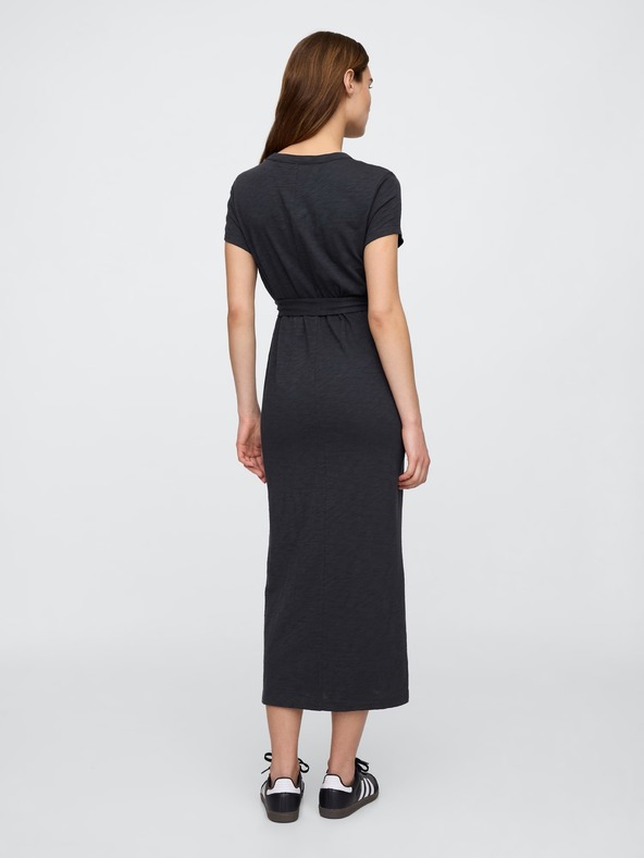 GAP Damen-Midi-Kleid mit Gürtel GAP